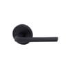 Schlage Matte Black Medio Plus Series Sierra Dummy Lever with QuickFix
