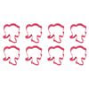 8PK R&M Girl Doll Head Cookie/Biscuit Cutter 9cm - Fuchsia