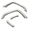 White Front Fender Flares For Toyota Landcruiser 79 Series Gxl 2007-2024