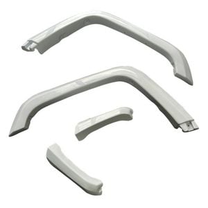 White Front Fender Flares For Toyota Landcruiser 79 Series Gxl 2007-2024