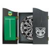NRL Dartboard and Cabinet Set New Zealand Warriors Team Design Black Finish