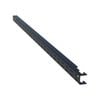 Flexi Storage Home Solutions Advanced Storage 762mm Black Double Slot Wall Strip