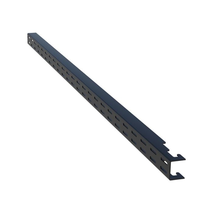 Flexi Storage Home Solutions 762mm Black Double Slot Wall Strip