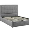 Foret Bed Frame Queen Gas Lift Storage Base Bedroom Furniture Fabric 2 Colors