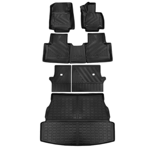 Provecta TPE Floor & Boot Mat Set for Toyota RAV4 2019–2024 – 6PC Waterproof Interior Protection