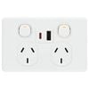 DETA X6 Double Power Point With USB A+C PD30W Rapid Charging