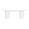 Vanessa Marty 280cm Oval Dining Table White