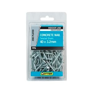 Otter 40 x 3.20mm 500g Zinc Concrete Nails
