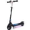 ALPHA Edge Electric Scooter Kids/Teens, 16km/h Max, Adjustable Height, AU Compliant, Dual Brakes, Bluetooth Music, LED, Blue