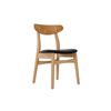 benssur FEN Solid Ash Padded Dining Chair Natural