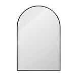 Barelli 900 x 600mm Black Imogen Arch Framed Mirror