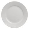 Olympia Athena Wide Rimmed Plates Super-vitrified Porcelain White 228mm (pack Of 12)
