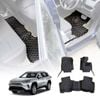 Premium Custom Made PU Leather Floor Mat Liner Complete Set for Toyota RAV4 Rav 4 XA50 2019-2025