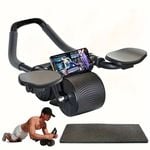 NNETM Automatic Rebound Abdominal Wheel with Elbow Pad