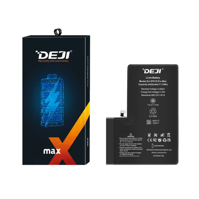 Deji Replacement Battery For Apple Iphone 15 Pro Max - 4422mah