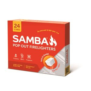 Samba Pop Out Firelighters - 24 Pack