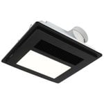 Brilliant Matt Black Heatstorm 4 In 1 Bathroom Heater