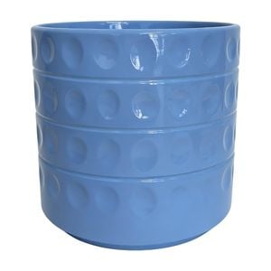 Astin Sinclair 245 x 245mm Cashmere Blue Dots Ceramic Pot