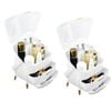 SOGA 2X 29cm White Countertop Makeup Cosmetic Storage Organiser