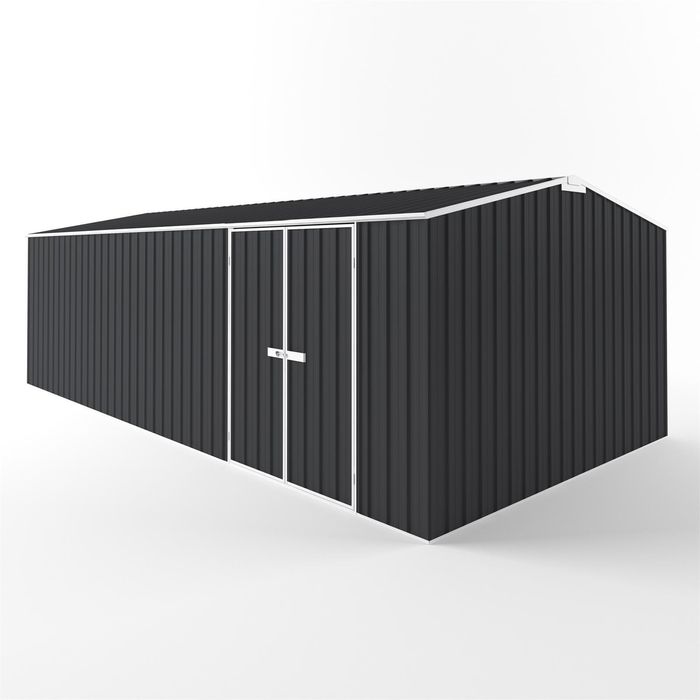 EnduraShed 7.5 x 3.75 x 2.48m Iron Grey Tall Workshop Garden Shed