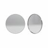Forme 600mm Brushed Stainless Steel Round Framed Mirror