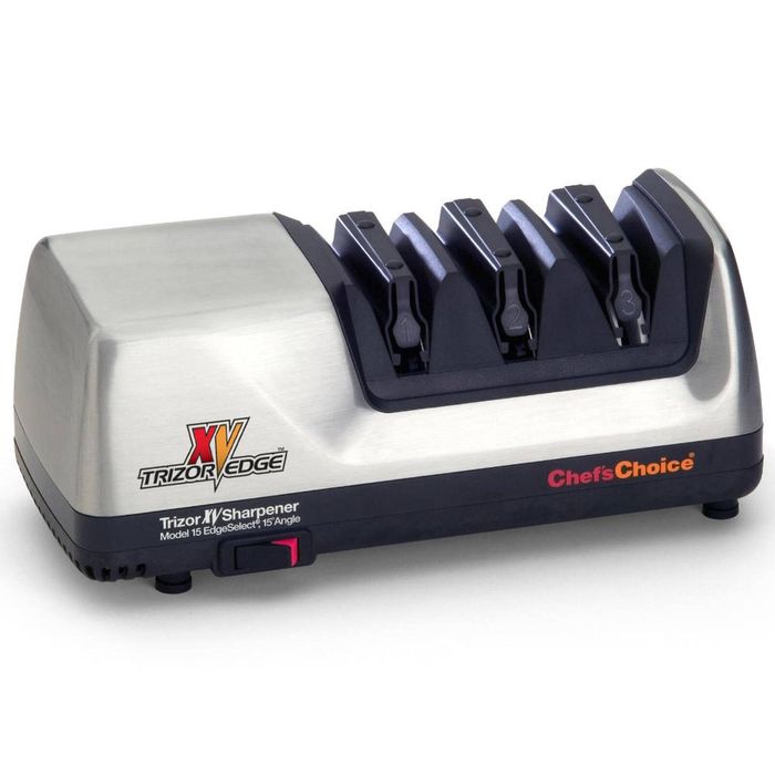 Chef's Choice Trizor XV 15 Electric Knife Sharpener Grey Silver