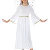 Heavenly White Angel Girls Costume - Medium