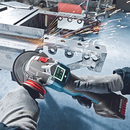 Bosch 18V Professional 125mm Brushless Paddle Switch Angle Grinder 06019G3F0B Skin Only Bunnings Australia