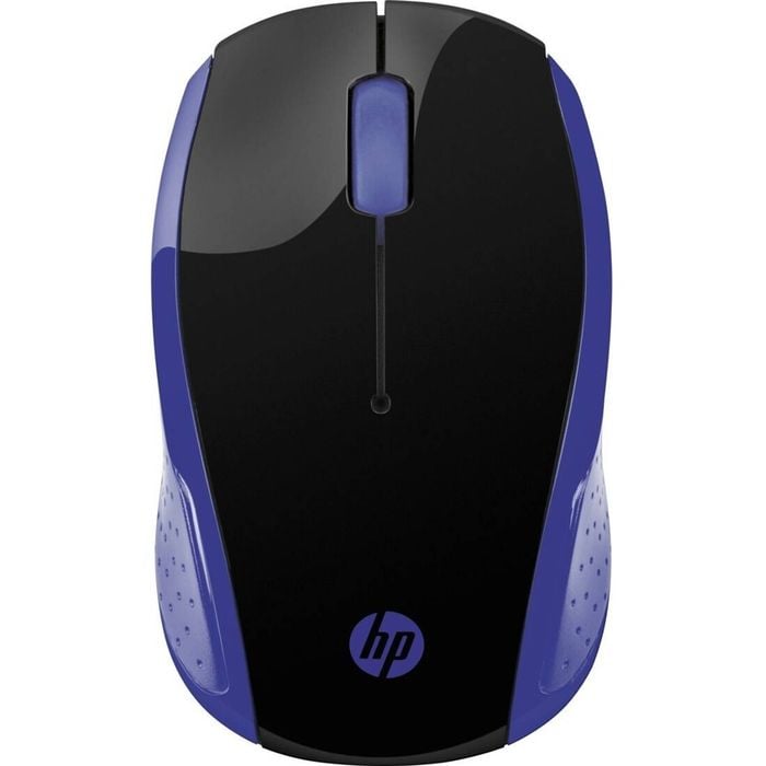 Hp 200 Mouse - Radio Frequency - Usb - Optical - 3 Button(s) - Navy Blue - Wireless - 1000 Dpi - Symmetrical