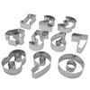Professional Bake Numbers Cookie Cutters 10 Piece Soffritto