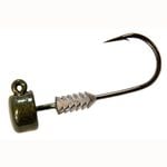 1/10oz/Size 1 Hook TT Lures Green Pumpkin Nedlockz Jighead - Mushroom Head Jig Head
