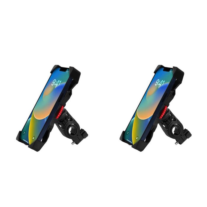 2PK Crest Lockable Handlebar Universal Bike Phone Mount
