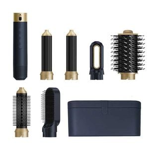 Catzon 6in1 Air Styler Hairdryer Brush Set for All Hair Types-BlueGold