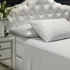 Royal Comfort 1200tc Damask Sheet Set Ultra Soft Sateen Bedding White King