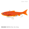 Samaki Vibelicious Thumper Tail Soft Vibe 125mm/30g Fishing Lure Coral Trout