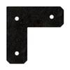 Simpson Strong-Tie 210 x 210 x 75mm Black Outdoor Accents Strap Tie L Plate