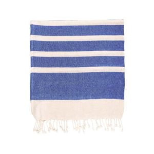 Nicola Spring Turkish Cotton Towel Set - Navy Stripe