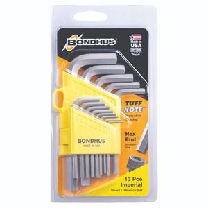 Bondhus 13 Piece Imperial Short Keys Hex Set