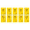 10x Spirax P136 Pp Cover Grid Book A4 8mm Grid 64 Pages Notebook Yellow