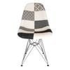 Sk Designer Living | Replica Eames Dsr Eiffel Chair | Fabric & Chrome - Multicoloured V3