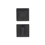 Delf Trade Matt Black Contemporary Square Single Cylinder Deadbolt