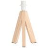 Verve Design 24.5cm Wood Inga Tripod Lamp Base