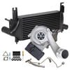 Upgrade Billet Turbo Charger With 75mm Intercooler And Genuine Oil Feed Pipe For Nissan Navara D40 Yd25 2.5l 2010 Onwards