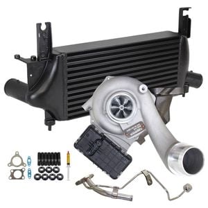 Upgrade Billet Turbo Charger With 75mm Intercooler And Genuine Oil Feed Pipe For Nissan Navara D40 Yd25 2.5l 2010 Onwards