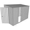 Build-a-Shed 1.5 x 3 x 2m Single Sliding Side Door Skillion Shed - Zinc
