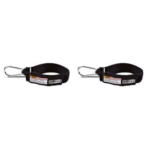 2PK GoFit Padded Ankle Strap Workout Exercise For Power Tubes & Super Band Black
