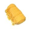 Bloomington Daffodil Lemon Knitted Wool/Acrylic Throw Rug 127 x 152 cm