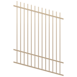 ProtectorAl 350 - 1200 x 1500mm Primrose Raked Up to 15º Picket Top Pool Fence Panel