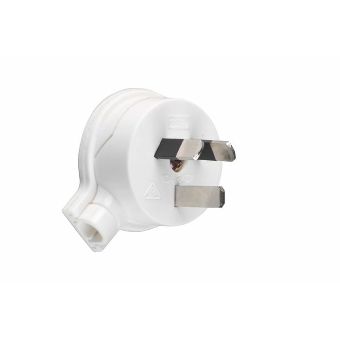 HPM 10A Top Side Entry Plug - White