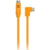 Tether Tools TetherPro Right Angle USB-C To USB-C 50cm Hi-Vis Orange
